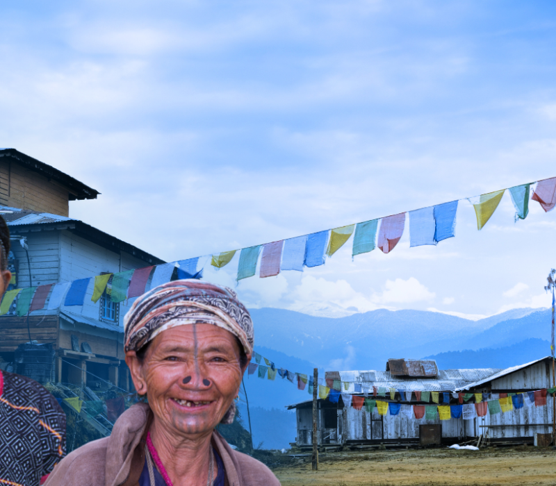 Yellow And Blue Modern Arunachal Pradesh Travel Youtube Thumbnail